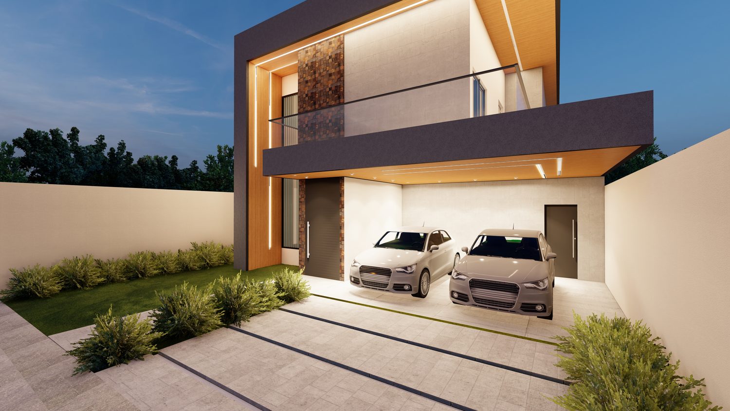 Projeto de sobrado residencial da Meninea