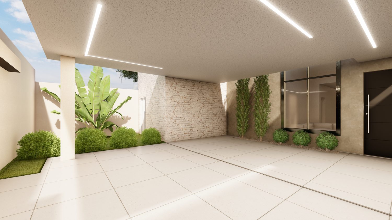 Projeto de interior e área social da Meninea
